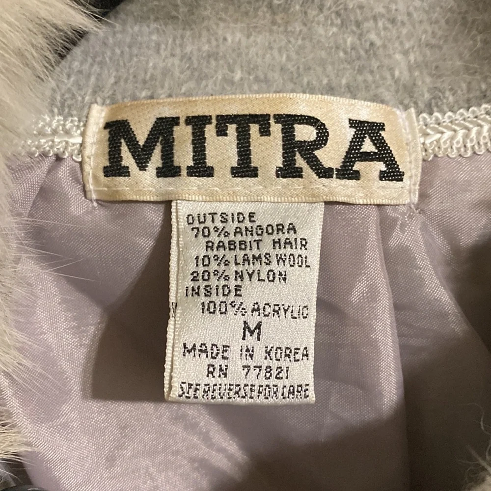 Vintage Mitra Angora and Lams Wool Button Down Sweater - Picture 6 of 16